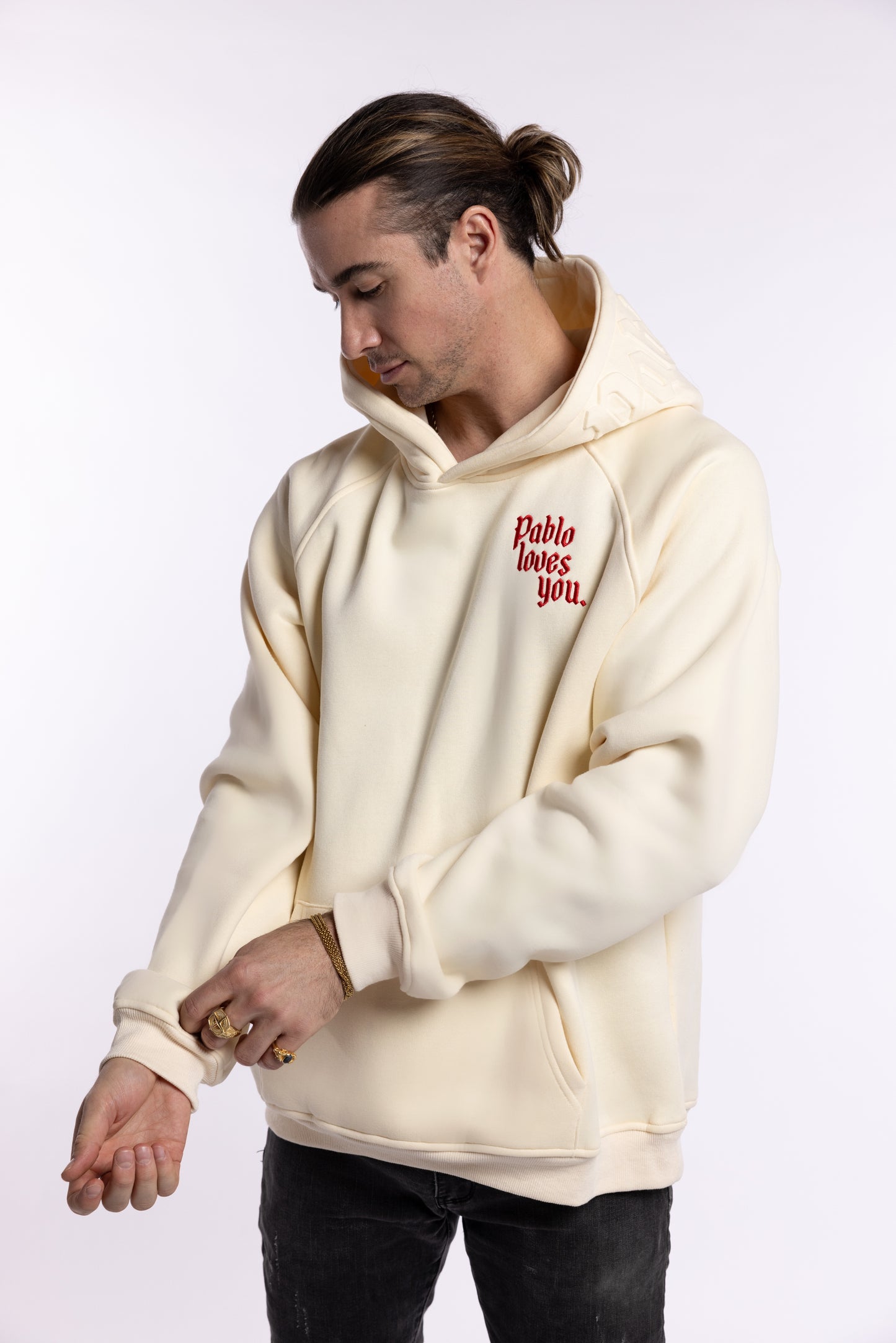 Pablo Loves You Unisex Hoodie Off-White