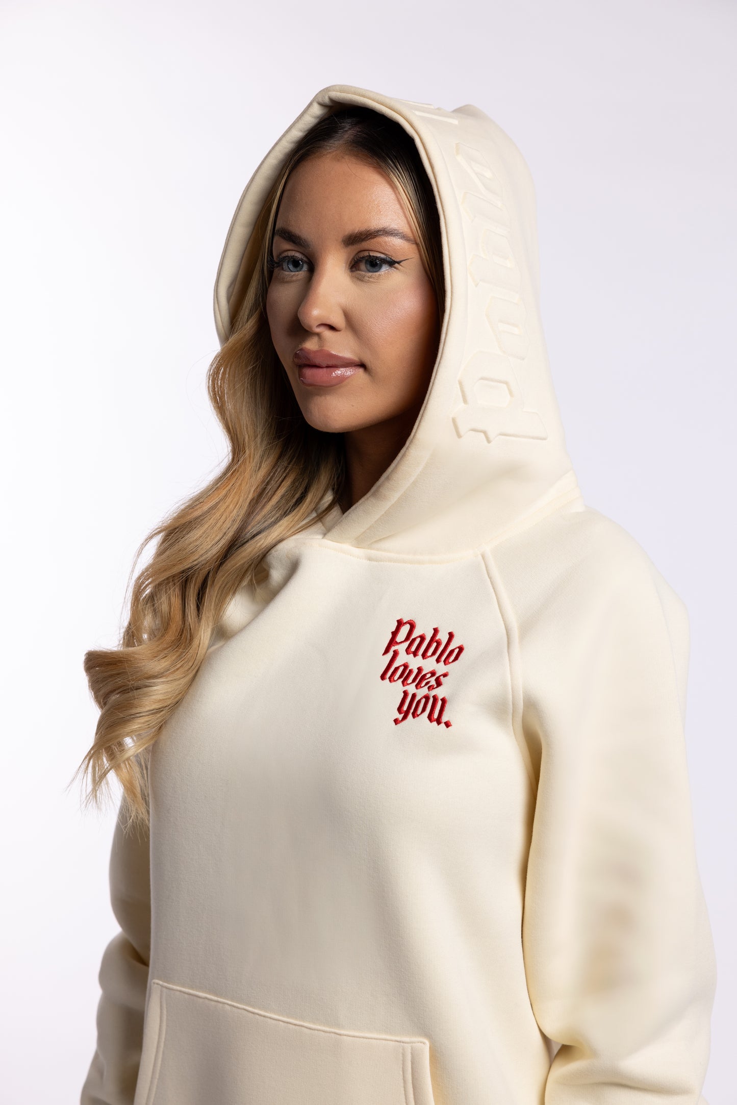 Pablo Loves You Unisex Hoodie Off-White